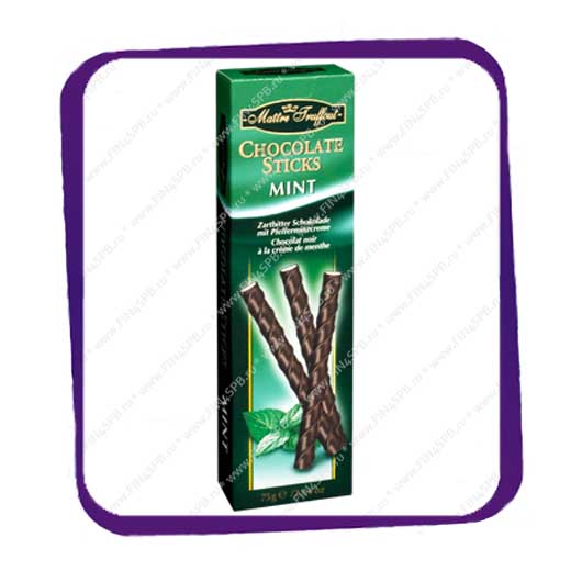 фото: Maitre Truffout Chocolate Sticks Mint